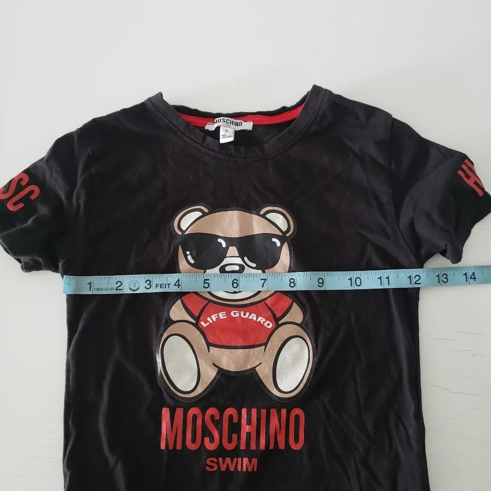 Moschino kid tee swim logo